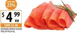 Supabarn Supabarn smoked salmon offer