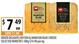 Udder delights heysen & mawson blue cheese