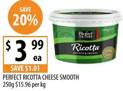Supabarn Perfect ricotta cheese smooth offer