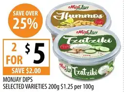 Supabarn Monjay dips offer