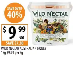 Supabarn Wild nectar australian honey offer