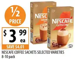 Supabarn Nescafe coffee sachets offer