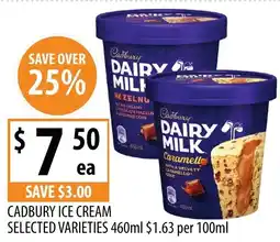 Supabarn Cadbury ice cream offer
