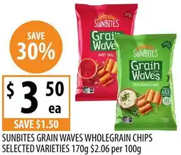 Supabarn Sunbites grain waves wholegrain chips offer