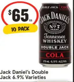 IGA Jack daniel's double offer