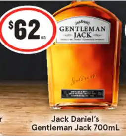 IGA Jack daniel's gentleman jack offer