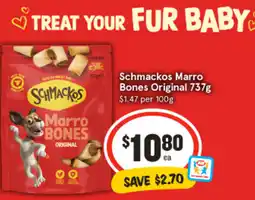 IGA Schmackos marro bones original offer