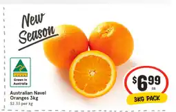 IGA Australian navel oranges offer