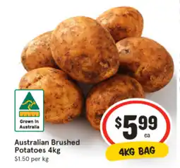 IGA Australian brushed potatoes offer