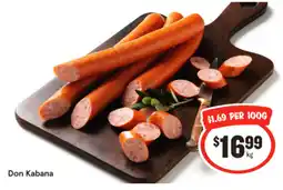IGA Don kabana offer