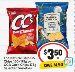 IGA The natural chip co. chips offer