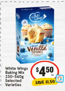 IGA White Wings $450 offer