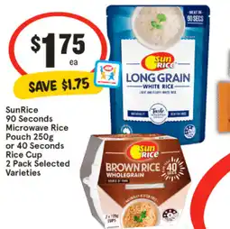 IGA SunRice 90 Seconds Sun RICE offer