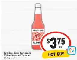 IGA Two boys brew kombucha offer