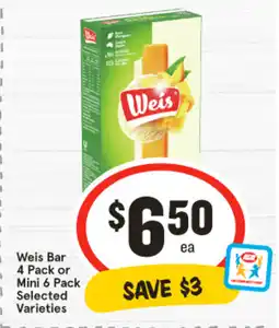 IGA Weis Bar offer