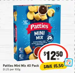 IGA Patties mini mix 40 pack offer