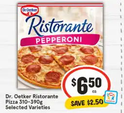 IGA Dr. oetker ristorante pizza offer