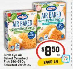 IGA Baked crumbed fish offer