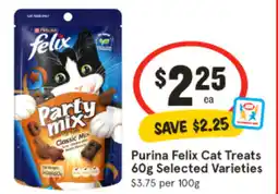 IGA Purina felix cat treats offer