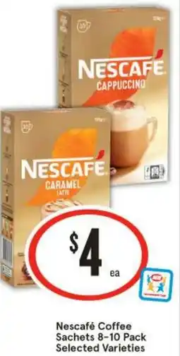 IGA Nescafé coffee sachets offer
