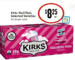 IGA Kirks 10x375ml offer