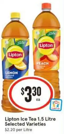 IGA Lipton ice tea offer