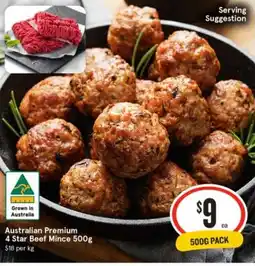 IGA 4 star beef mince offer