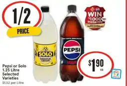 IGA Pepsi or solo offer