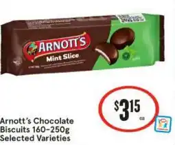 IGA Arnott's chocolate biscuits offer