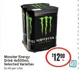 IGA Monster energy drink offer