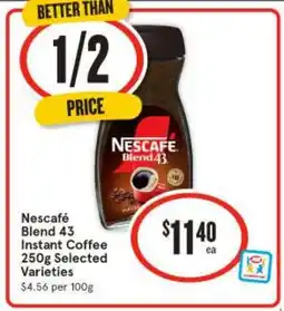 IGA Nescafe blend 43 offer