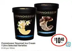 IGA Connoisseur gourmet ice cream offer