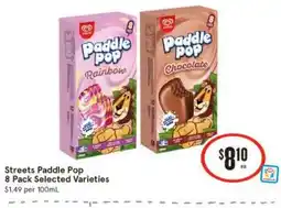 IGA Streets paddle pop offer