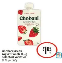 IGA Chobani greek yogurt strawberry offer