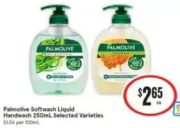 IGA Palmolive softwash liquid offer