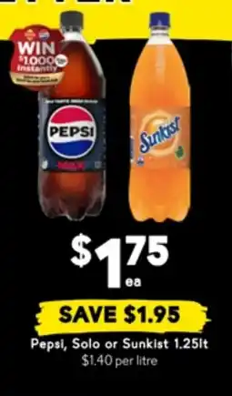 Drakes Pepsi, solo or sunkist offer