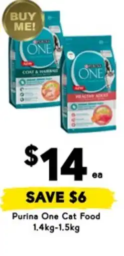 Drakes Purina one cat food offer