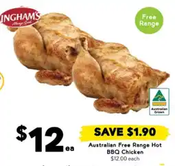 Drakes Australian free range hot bbq chicken offer