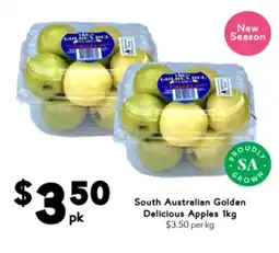 Drakes South australian golden delicious apples offer