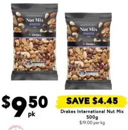 Drakes Drakes international nut mix offer