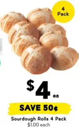 Drakes Sourdough rolls 4 pack offer
