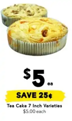 Drakes Tea cake 7 inch varieties offer