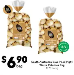 Drakes South australian save food fight waste potatoes offer