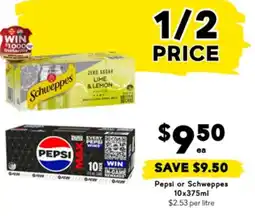 Drakes Pepsi or schweppes offer