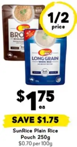 Drakes SunRice Plain Rice Pouch offer