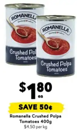 Drakes Romanella Crushed Polpa Tomatoes offer