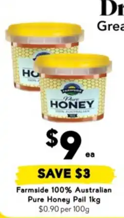 Drakes Farmside 100% australian pure honey pail offer