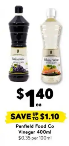 Drakes Penfield Food Co Vinegar offer