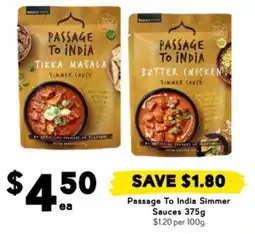 Drakes Passage To India Simmer Sauces offer