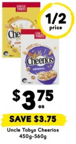 Drakes Uncle Tobys Cheerios offer